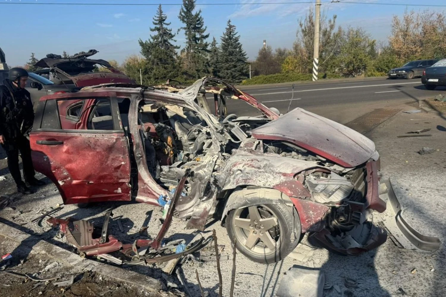 Внаслідок ворожого удару дроном у Краматорську загинули журналісти українського телеканалу