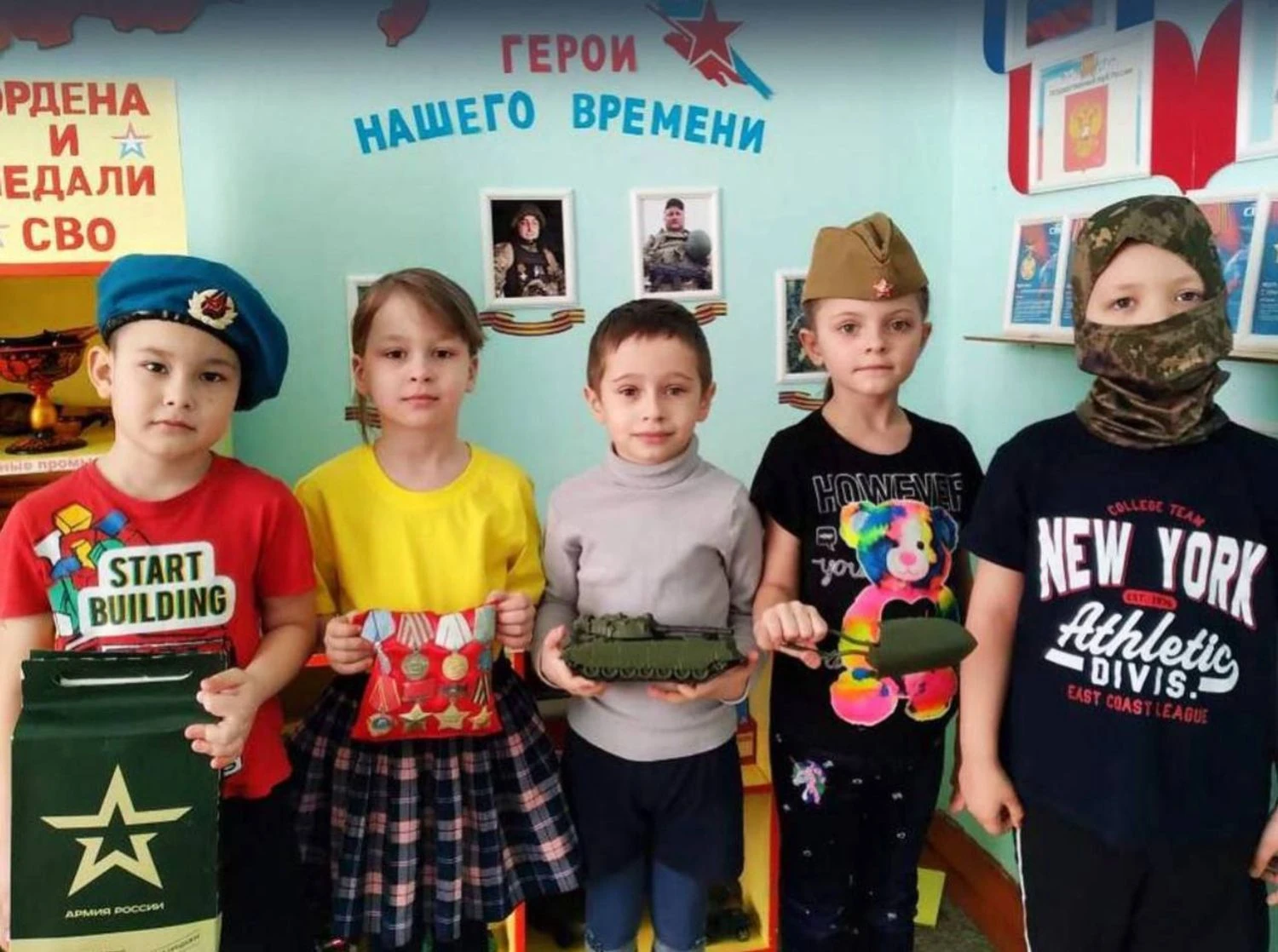 У дитячих садках рф посилюють військову пропаганду