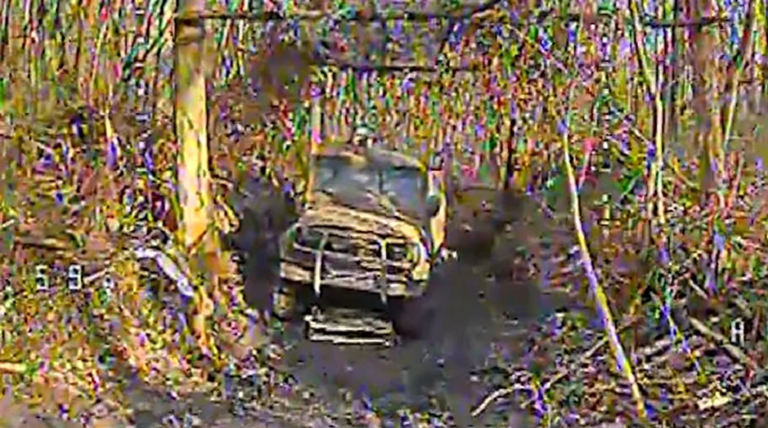 Прикордонники показали знищення ворожої техніки та особовового складу на Південно-Слобожанському напрямку