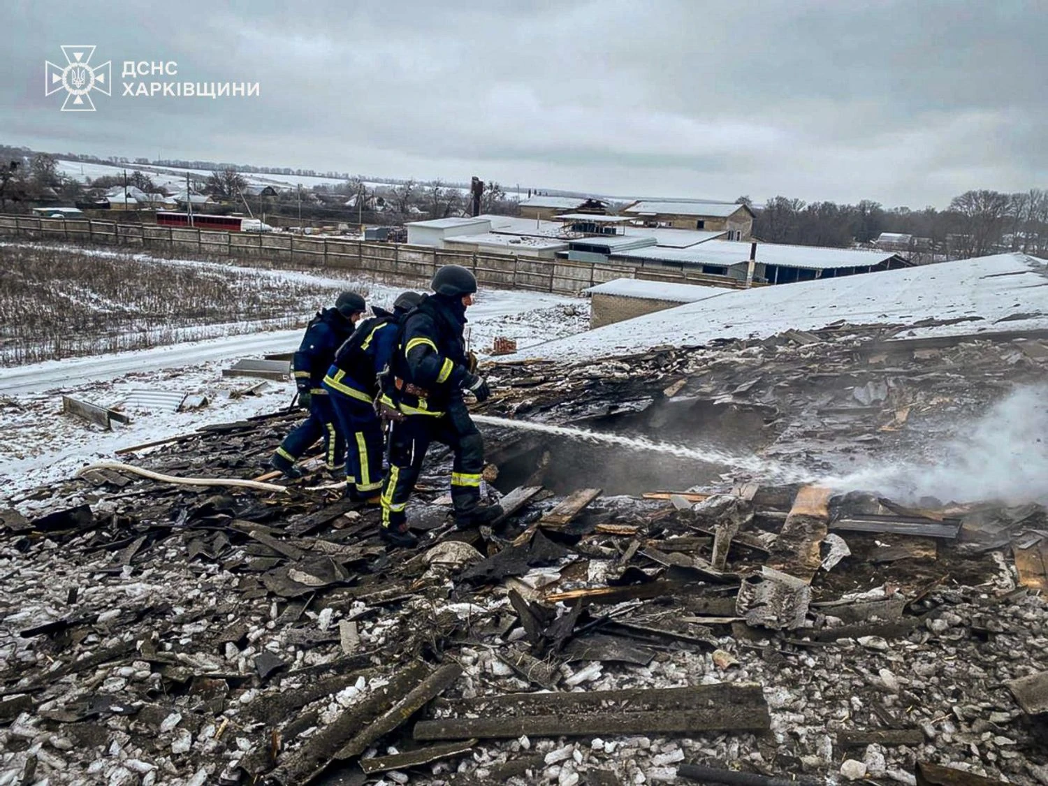 Ворог атакував ферму на Харківщині: загинуло 100 свиней, постраждав чоловік